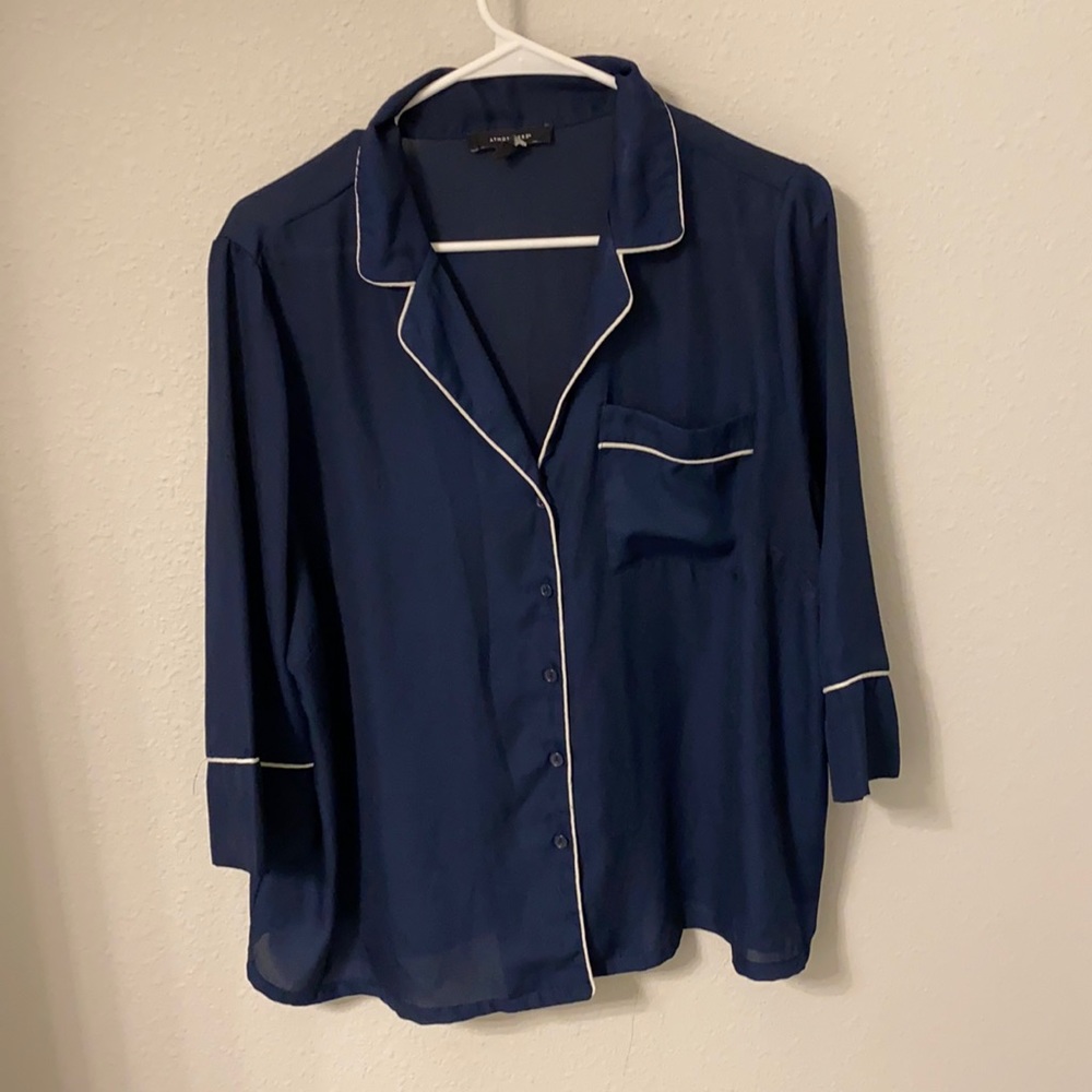 Button down blue shirt Primark